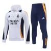 Real Madrid Hoodie Trainings Sweatshirt 2024-25 Witte - Heren